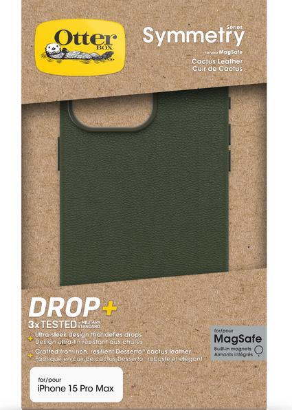 Actual product image OtterBox Symmetry Cactus Leather mit MagSafe (Apple iPhone 15 Pro Max)