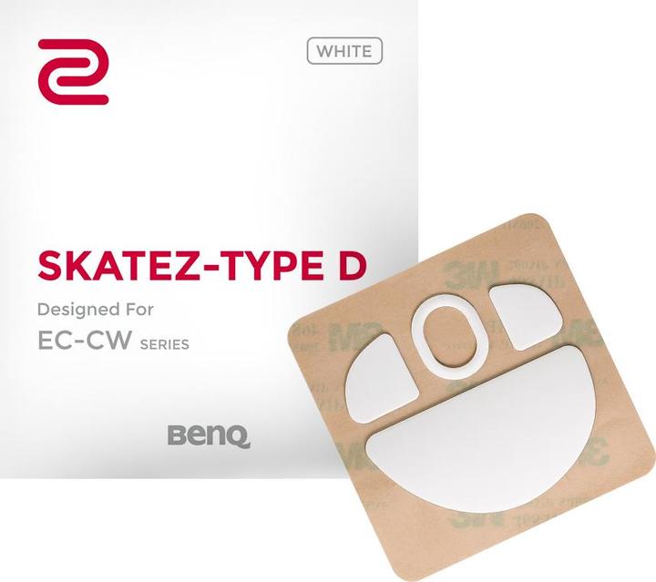 Image du produit Zowie Gear BENQ Zowie skatez type d white mousefeet for ec-cw series souris blanc 0.6mm thickness