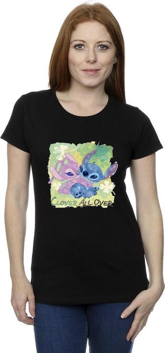 Produktbild Disney Lilo And Stitch St Patrick's Day Clover TShirt (L)