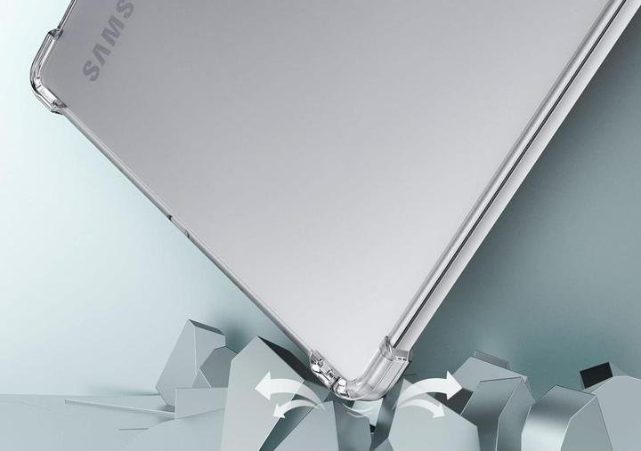 Actual product image Screenguard Samsung Galaxy Tab A8 Case Crystal Soft Airbag Bumper (Galaxy Tab A8)