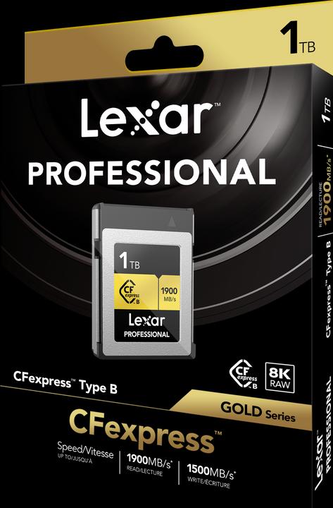 Produktbild Lexar Professional Gold Series (1000 GB, CFexpress Typ B, U1)