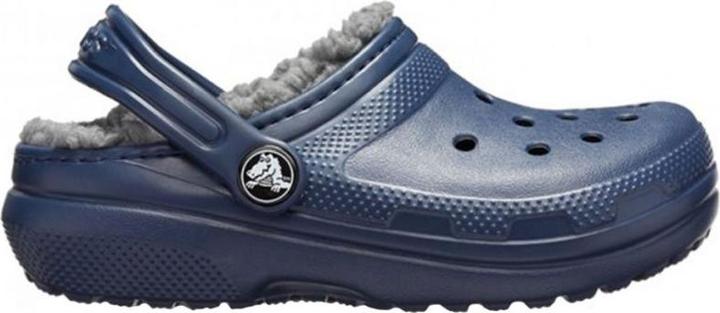 Actual product image Crocs Children's Clogs Lined Clog navy blue 207009 459 (23-24) (23, 24)