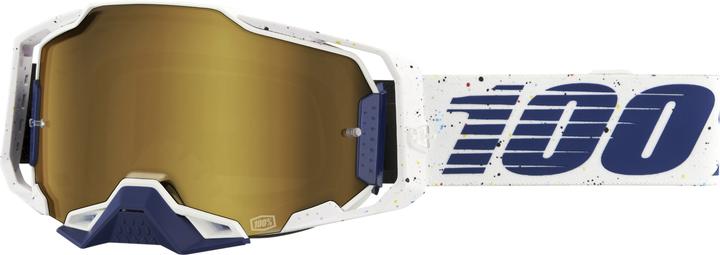 100% Goggle Armega Solis - Mirror True Gold Lens (Mehrfarbig, Mirror True Gold)