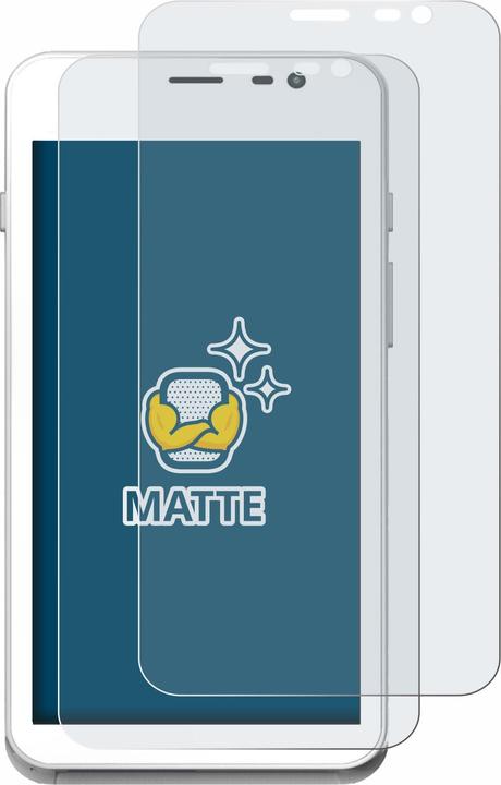 Actual product image BROTECT Anti-glare screen protector matt (2 Piece, Oppo A77s)