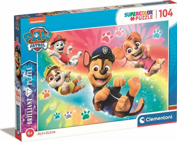 Actual product image Clementoni Brilliant Puzzle PAW Patrol, 104st. (104 pieces)