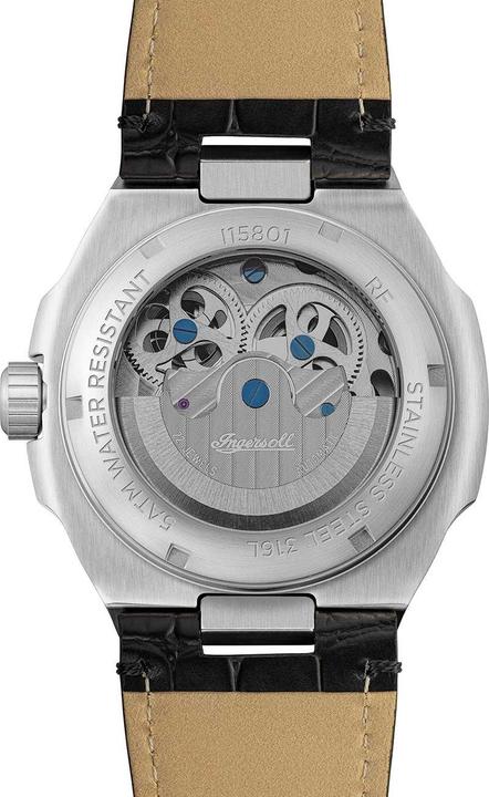 Actual product image Ingersoll 1892 Ingersoll I15801 Men's watch The Spirit Automatic 47mm 5ATM (Analogue wristwatch, 47 mm)