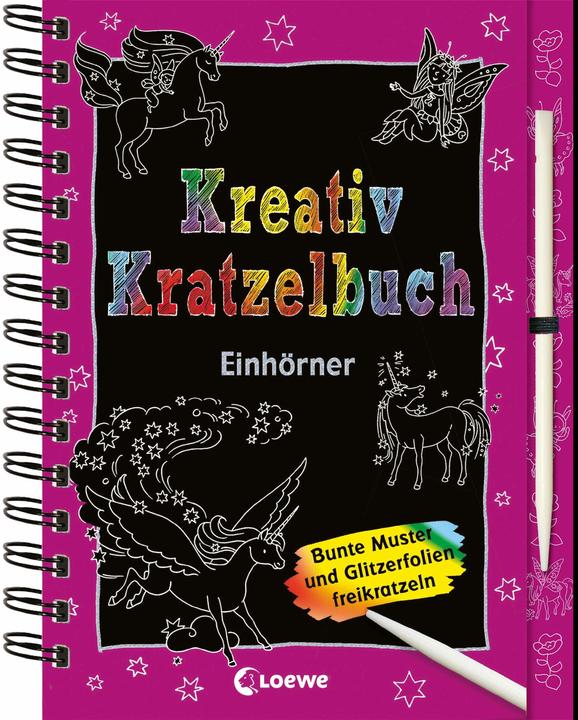 Creative scratch book: Unicorns