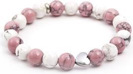 Immagine prodotto Beneto Bracciale di perline in howlite MINK91 / 17