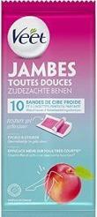 Veet Wax Strips Silky Smooth Legs 10pcs (Körperlotion)