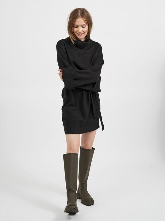 Image du produit Vila Robe en maille avec ceinture à nouer (L)