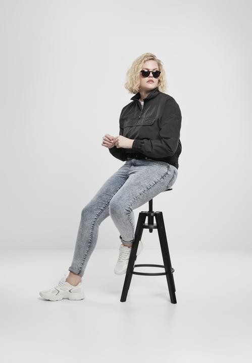 Image du produit Urban Classics Ladies Cropped Crinkle Nylon Pull Over Jacket (XXL)