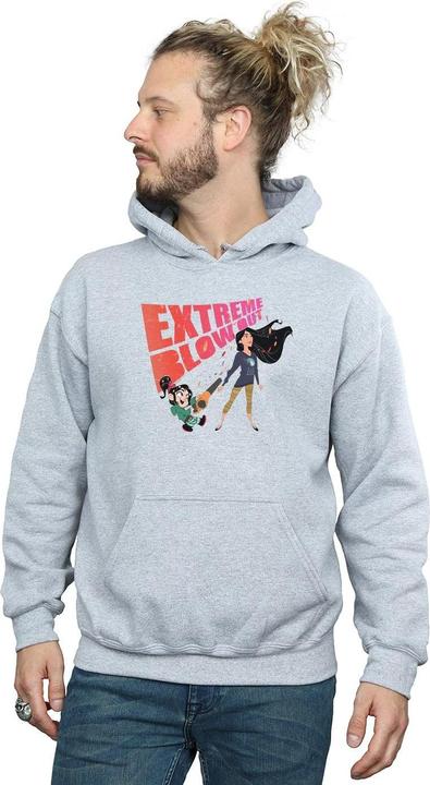 Immagine prodotto Disney Wreck It Ralph Pocahontas And Vanellope Felpa con Cappuccio Uomo (XXL)