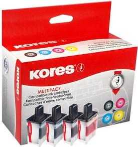 Immagine prodotto Kores Inchiostro compatibile CMYBK Orig.No. LC-1100VALKO (Color, FC)