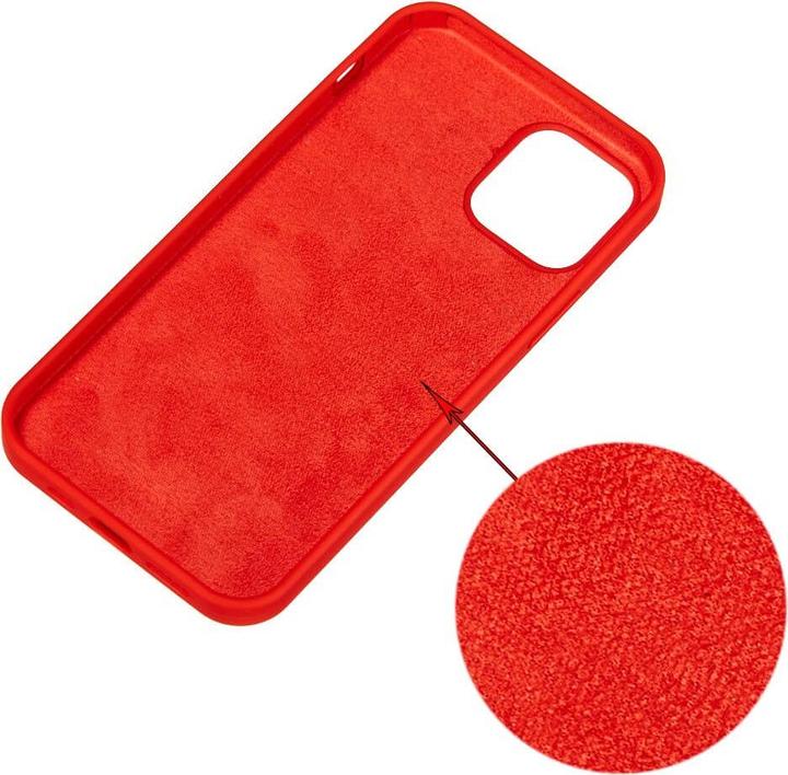 Immagine prodotto Cover-Discount iPhone 15 Pro - Custodia in gomma siliconica rossa (Apple iPhone 15 Pro)