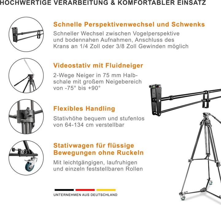 Produktbild Walimex pro pro Kamerakran Set Director Pro II (Metall)