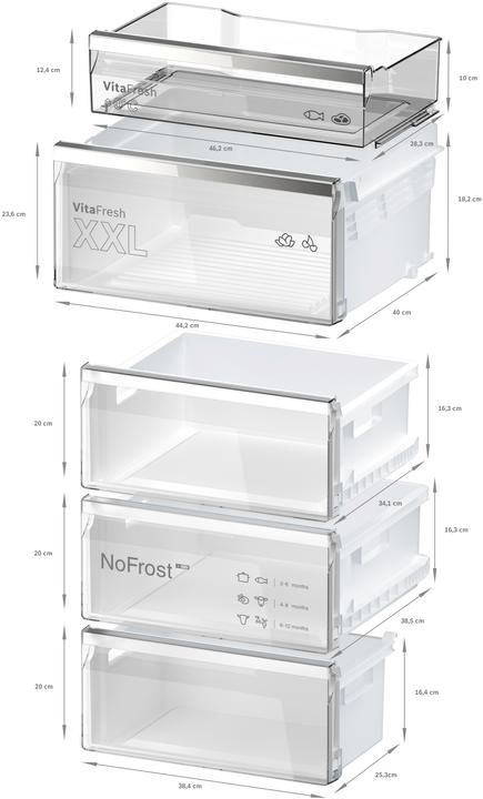 Image du produit Bosch Hausgeräte KGN39AIBT (363 l)