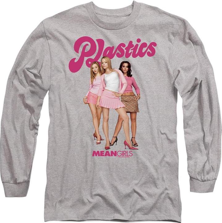 Actual product image Mean Girls Unisex Adult The Plastics Simple T-Shirt (S)