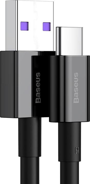 Actual product image Baseus USB A — USB C (2 m, USB 2.0, 66 W)