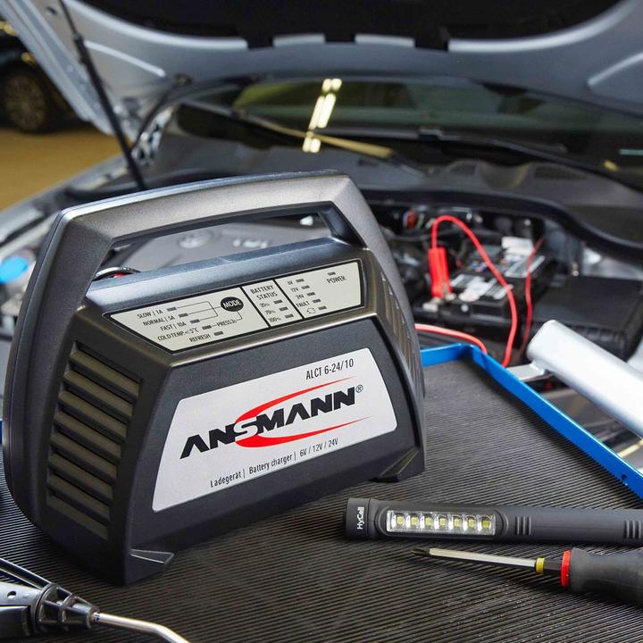 Image du produit Ansmann Chargeur automatique ALCT 624/10 (6V, 12V, 24V, 10 A)