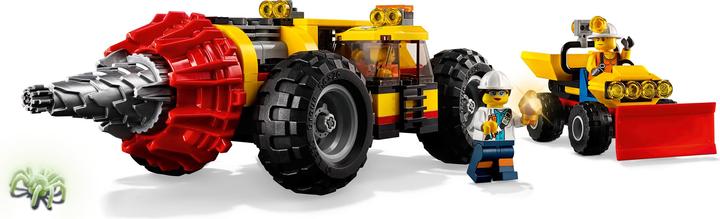 Immagine prodotto LEGO Attrezzature di perforazione pesante per l'industria mineraria (60186, LEGO City)