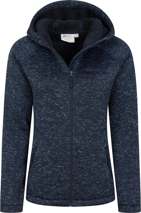 Immagine prodotto Mountain Warehouse Nevis Felpa con Cappuccio e Zip Intera Cerniera su intera lunghezza Donna (46 D)