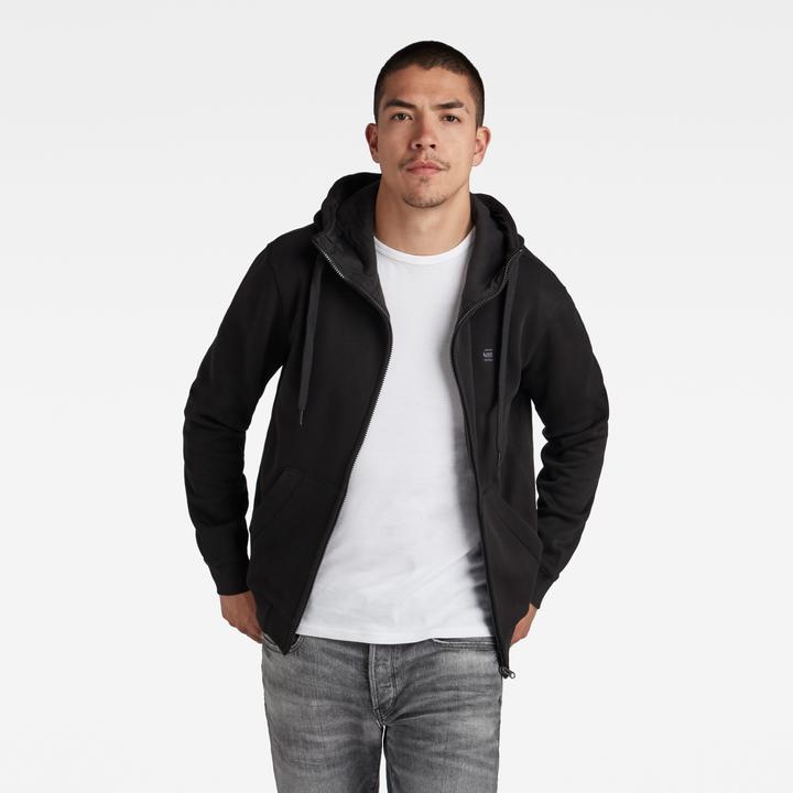 Produktbild G-Star Sweatjacke Sportlich Bequem sitzend Premium core hdd zip sw l/s (L)