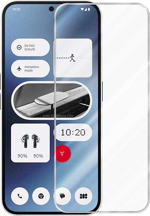 Actual product image Cadorabo Tempered Glass for Nothing Phone 2a (1 Piece, Phonemax Rocky 2)