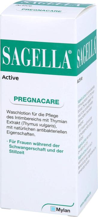 Actual product image Sagella active Intimate Wash Lotion, 100 ml Lotion (100 ml, Intimate washing lotion)