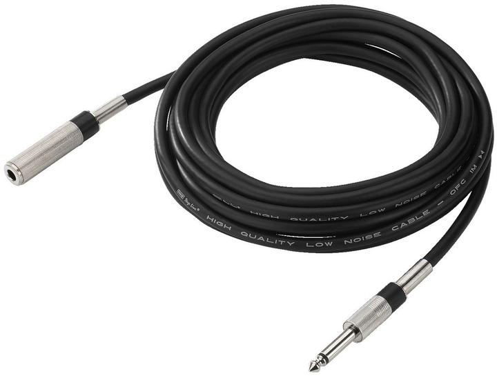 Produktbild Monacor Klinken-Verlängerungskabel (6 m, 6.3mm Klinke (Jack))