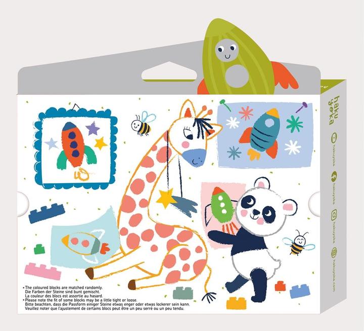 Actual product image Haku Yoka Rocket block wax crayons (MQ2) (Multicoloured)