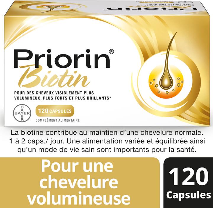 Immagine prodotto Priorin Biotina (120 Pezzo/i, Pillole, 500 g)