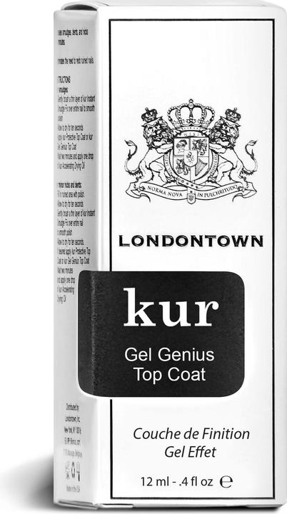 Actual product image Londontown Cure - Gel Genius Top Coat (Transparent, Top coat)