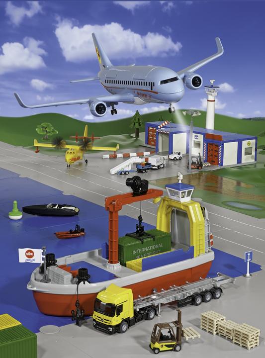 Image du produit Siku Avion de ligne + accessoires World, 395x385x117 mm, dès 3+
