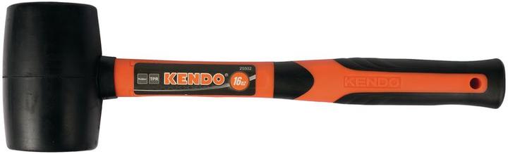 Produktbild Kendo Gummihammer mit Fiberglasstiel (450 g)