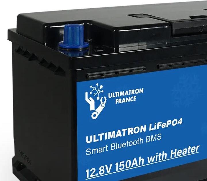 Immagine prodotto Ultimatron Batteria di alimentazione ULS-12V-150Ah LiFePO4 (riscaldatore) (12 V, 150 Ah)