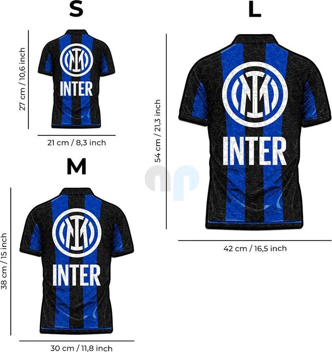 Image du produit Iconic FC Inter Milan - Maillot - Puzzle en bois Taille M (270 pièces) (270 pièces)
