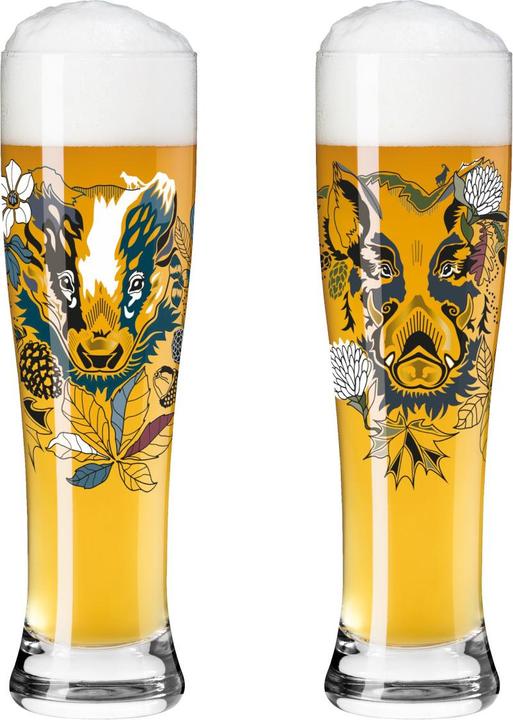Ritzenhoff 2-er-Set Weizenbierglas Brauchzeit (0.65 l, 2 x)