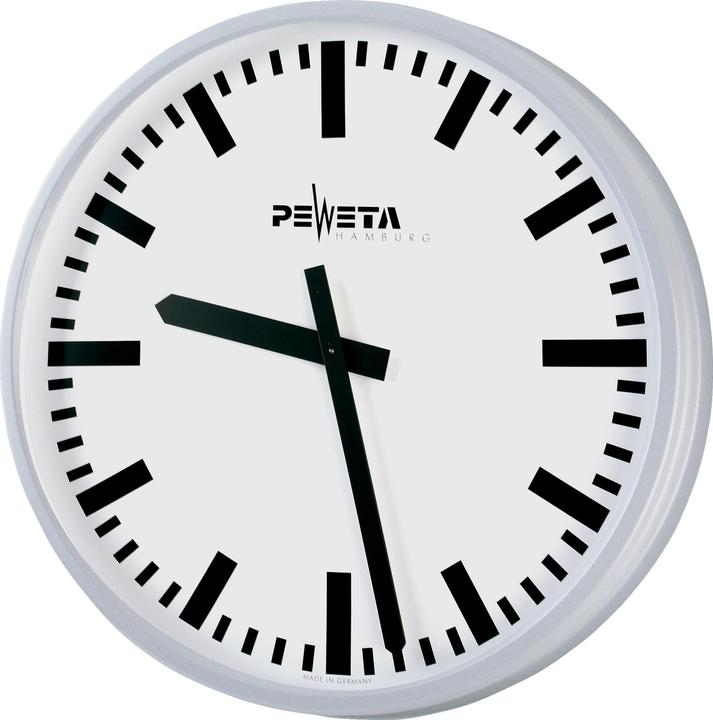 Peweta Grossraum-Wanduhr ø 52 cm, Netzbetrieb (52 cm)
