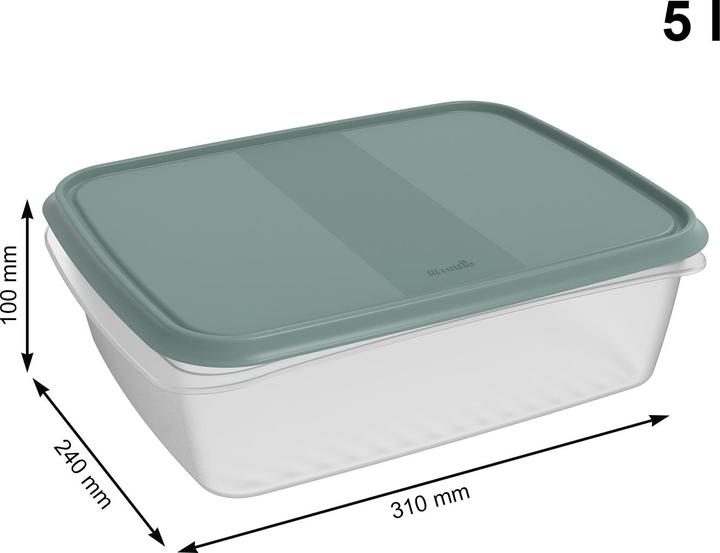 Image du produit Rotho Set de boîtes de conservation 6 pcs. ELEMENTS (15575.01 l)