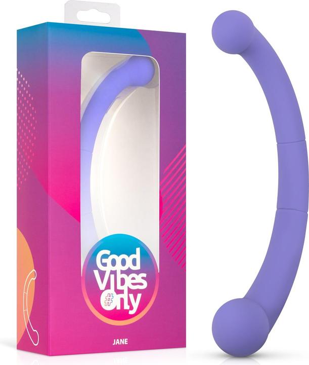 Actual product image Good Vibes Only - Double End Vibrator Jane - Purple