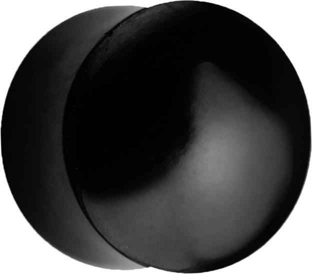 Produktbild Star Piercing Flared Plug aus schwarzem Horn (ohne Messing, Organisch)