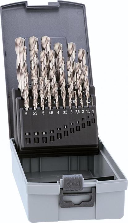 Produktbild Alpen Metall Spiralbohrer Set HSS Spiralbohrersätze in Kunststoffkassette (1 mm - 13 mm)