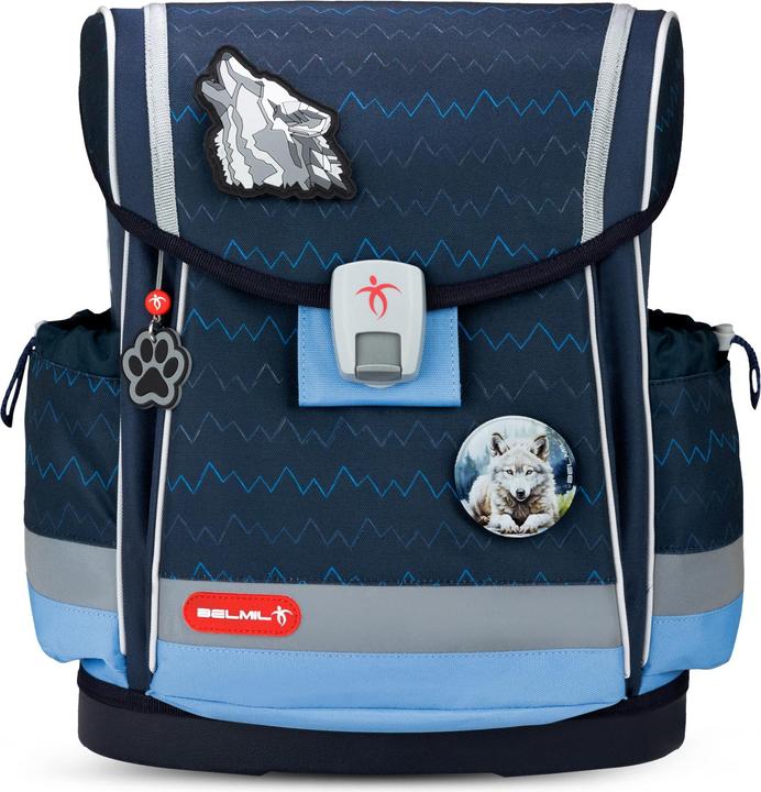 Image du produit Belmil Classy Plus ergonomisches Schulranzenset 5tlg. "Wolve (19 l)