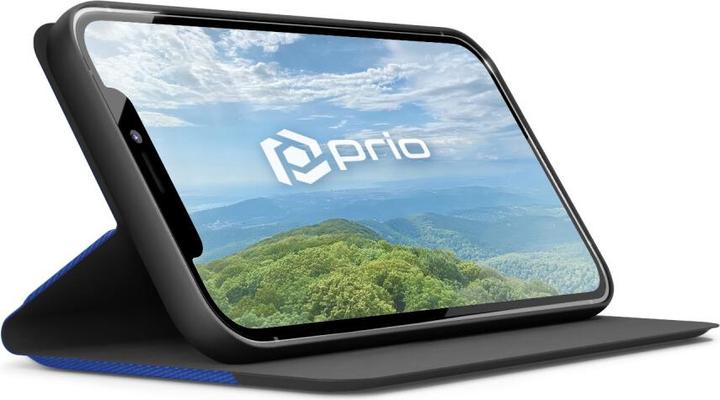 Actual product image prio Book Case Fashion for iPhone XR blue-black (Apple iPhone XR)
