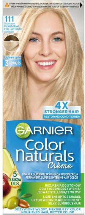 Actual product image Garnier Color Naturals Colour cream no. 111 Super-light Ash Blonde (111 Super-light Ash Blonde)