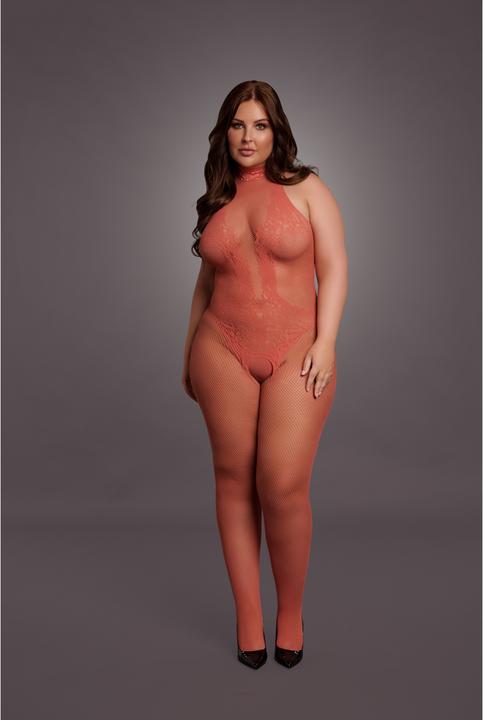 Produktbild Le Désir Fishnet and Lace Bodystocking - Queen Size (XL, XXL, 3XL, 4XL)