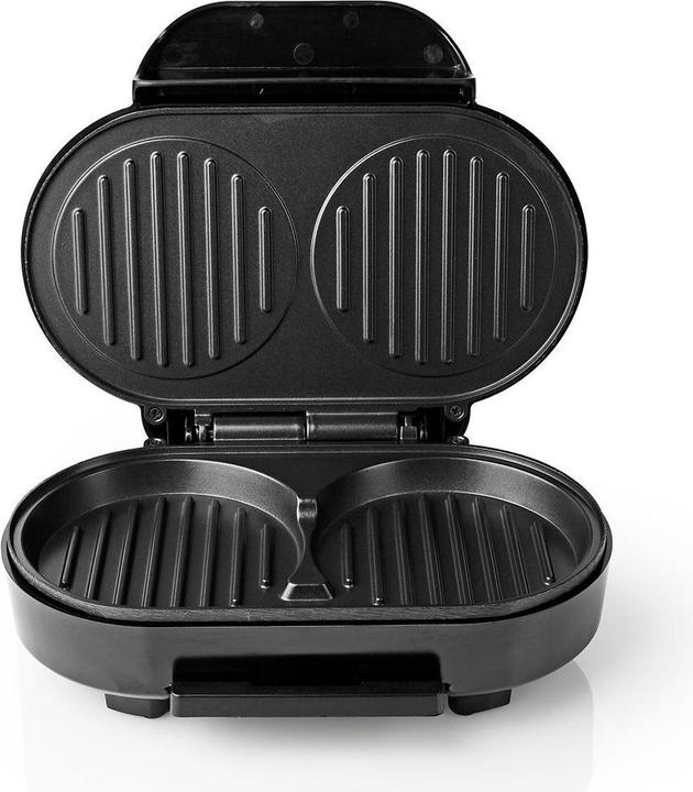 Produktbild Nedis Hamburger Macher | 1000 W | 10.5 cm | Automatischer Temperaturkontrolle | Kunststoff / Metall