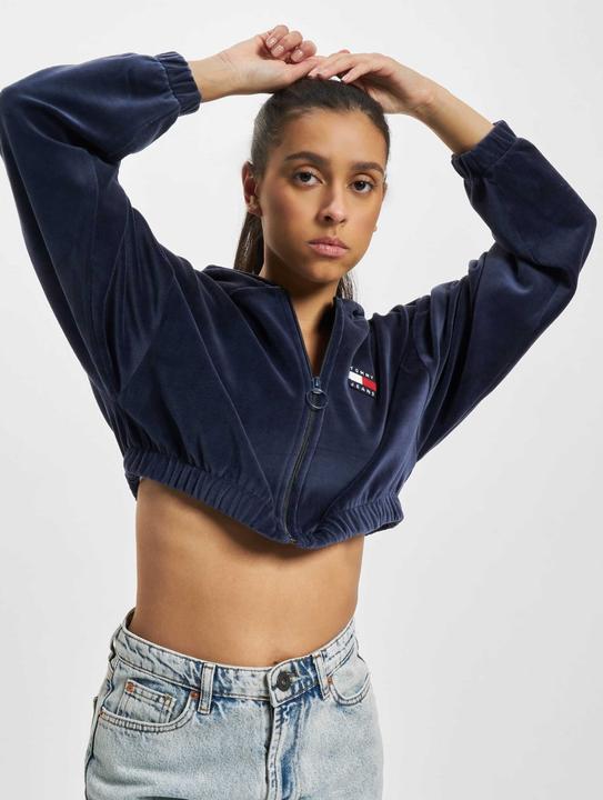 Actual product image Tommy Hilfiger Tommy Jeans Super Crop Velour - 98491 (M)