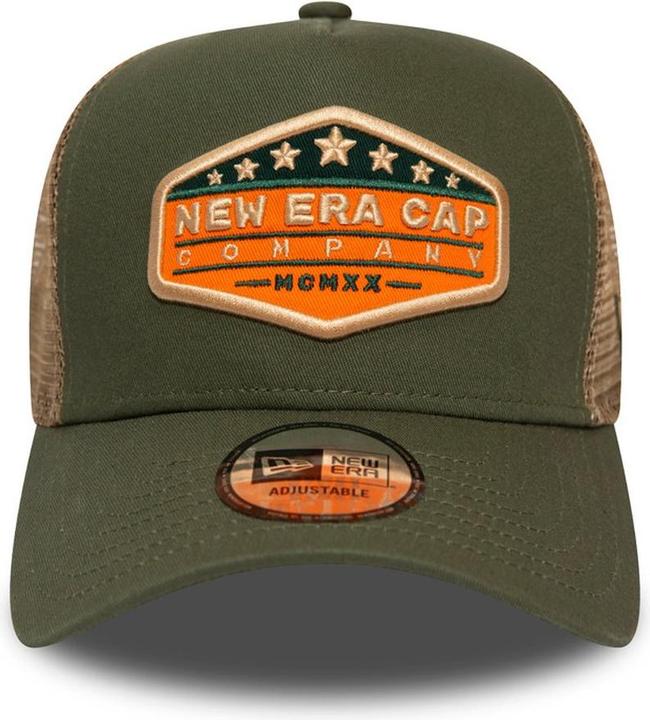 Image du produit New Era Adjustable Trucker Cap - Brand Patch Olive