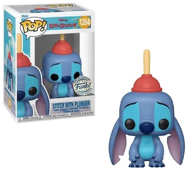 Actual product image Funko POP! Disney Lilo et Stitch - Stitch with Plunger Edition Limitée